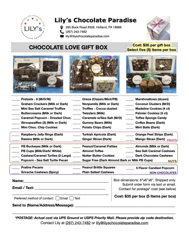 Lily's Chocolate Paradise Spreading the chocolate love!