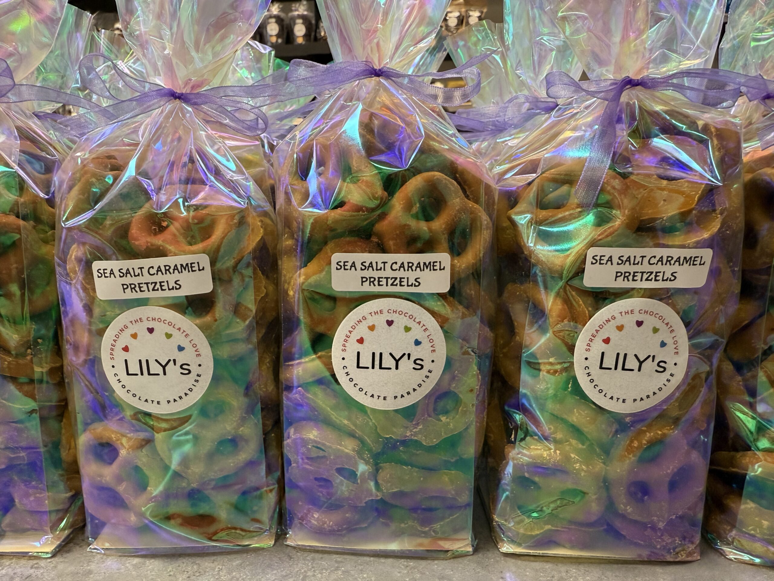 Sea Salt Caramel Pretzels  $7