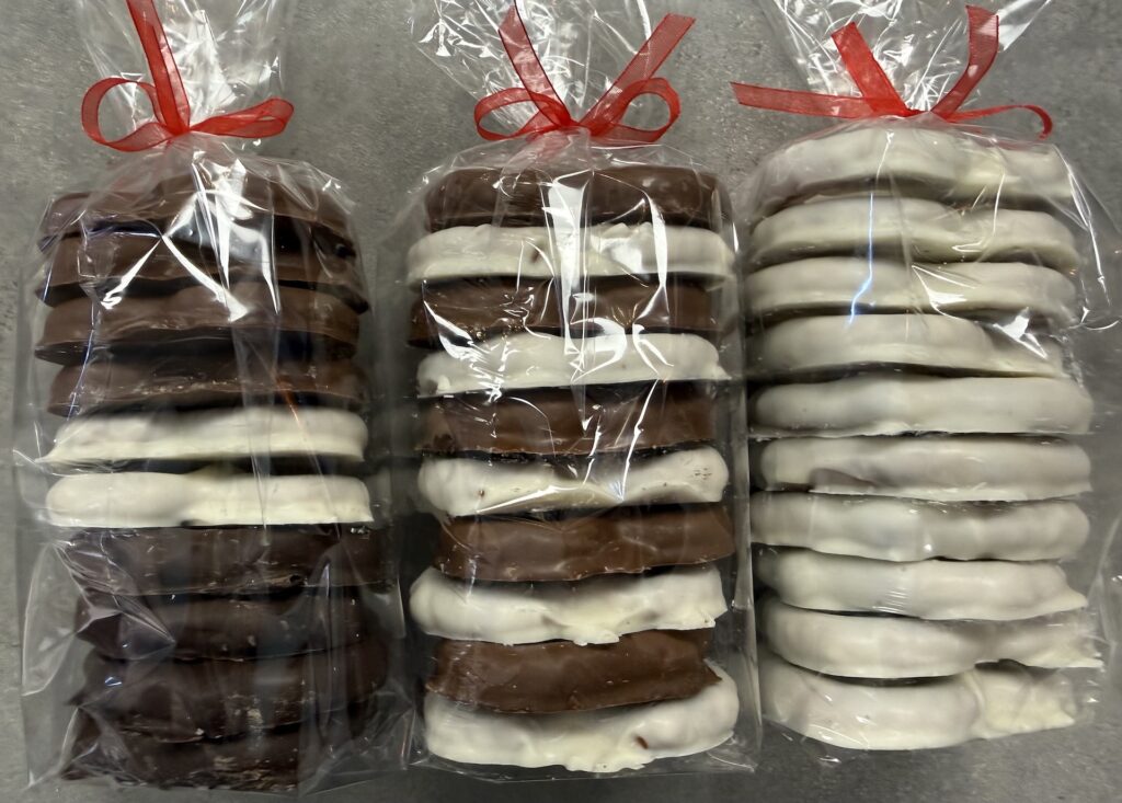 Pretzel Stacks $10 ea.