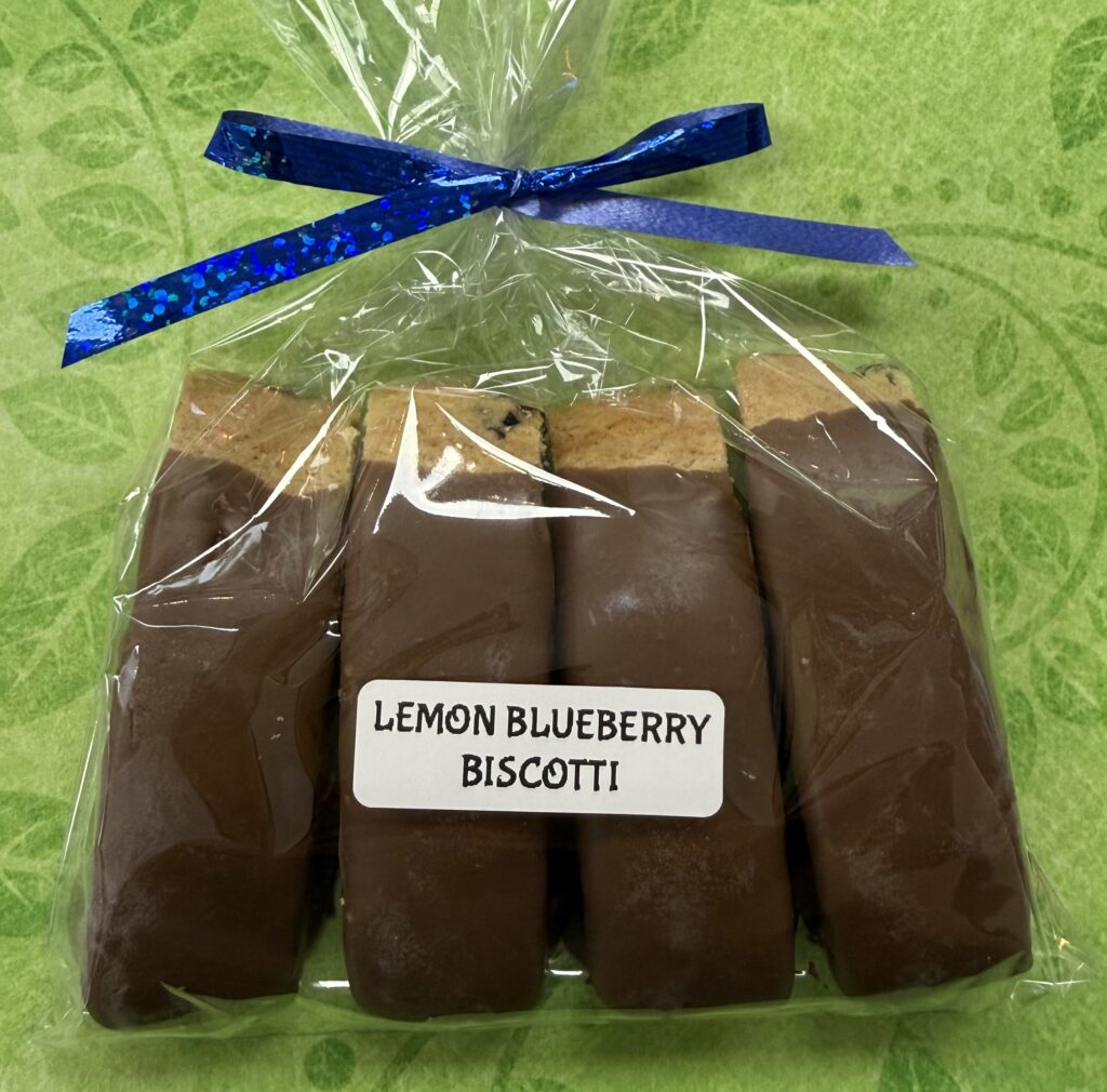 Lemon Blueberry Biscotti  $5