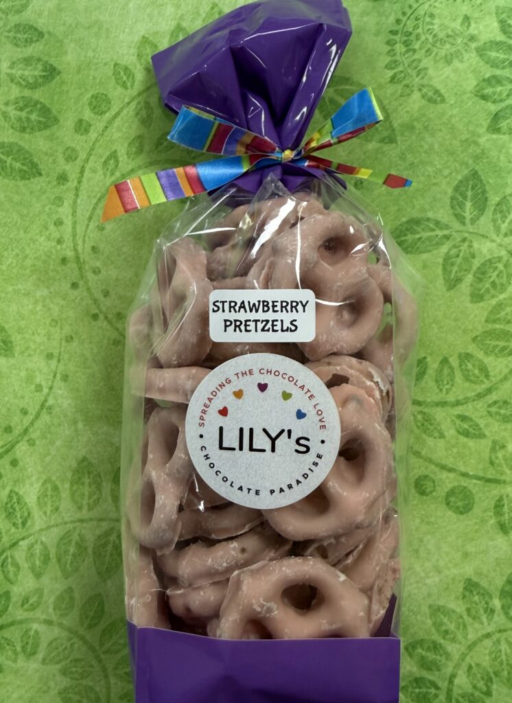 Strawberry Yogurt Pretzels  $7